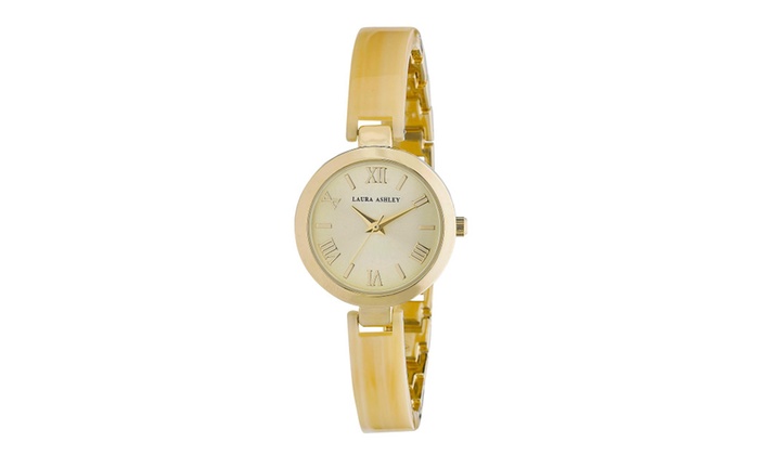 Laura Ashley Las Resin Link Watch Groupon Laura Ashley Las Resin Link Watch
