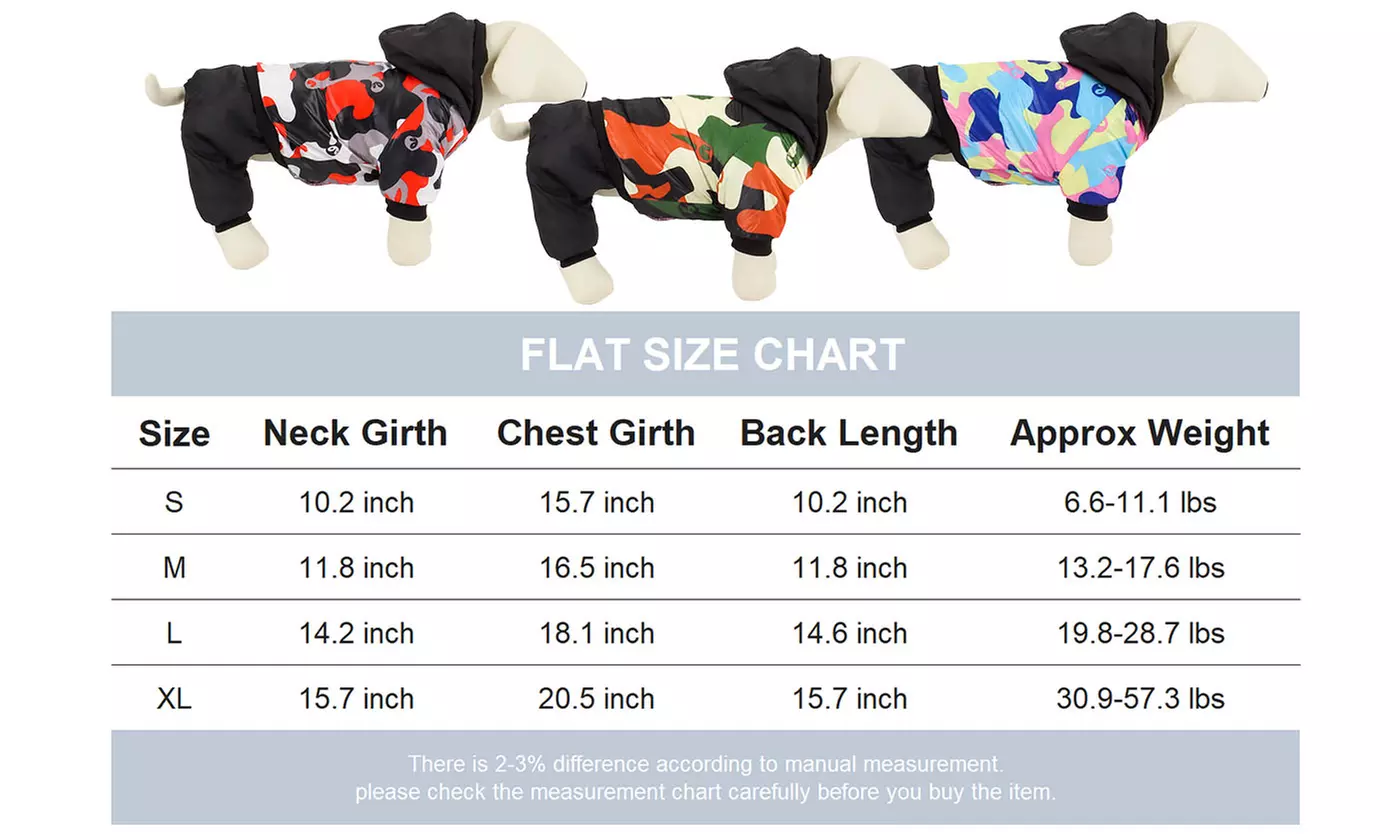 Waterproof Dog Raincoats with Hood Windproof Cozy Warm Cold Weather Jacket