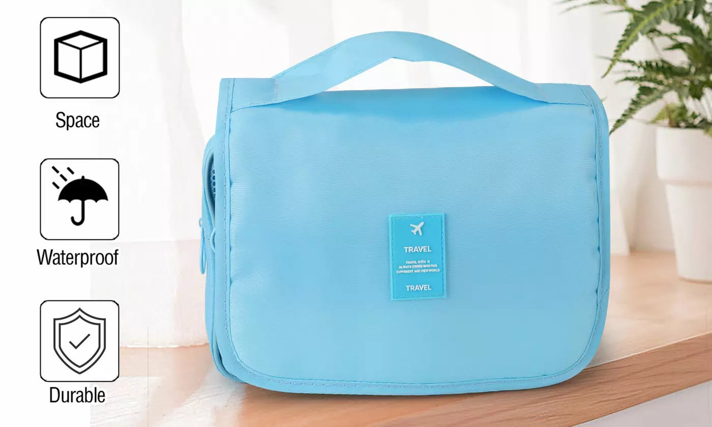 Large Cosmetic Makeup Travel Organizer Hanging Toiletry Bag