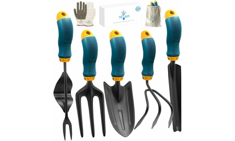Gardening Tools Set from Alloy Steel Green