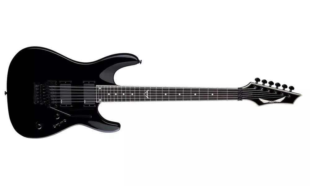 Dean Custom 550 Floyd Electric Guitar w/EMG - Classic Black - Primary Image