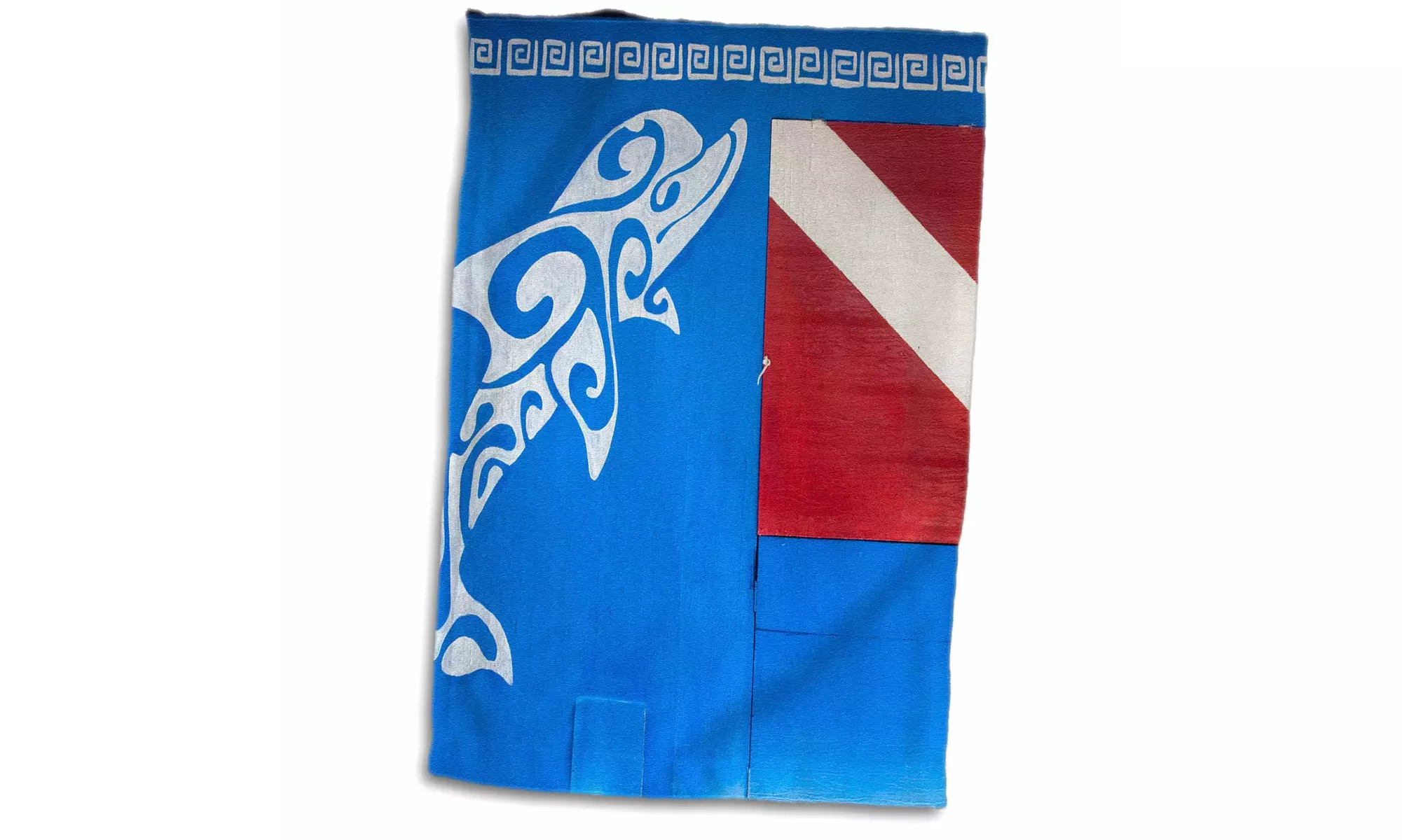  Towel - Society Islands, Rangiroa, Scuba diving flag - OC13 BJA0053 - Primary Image