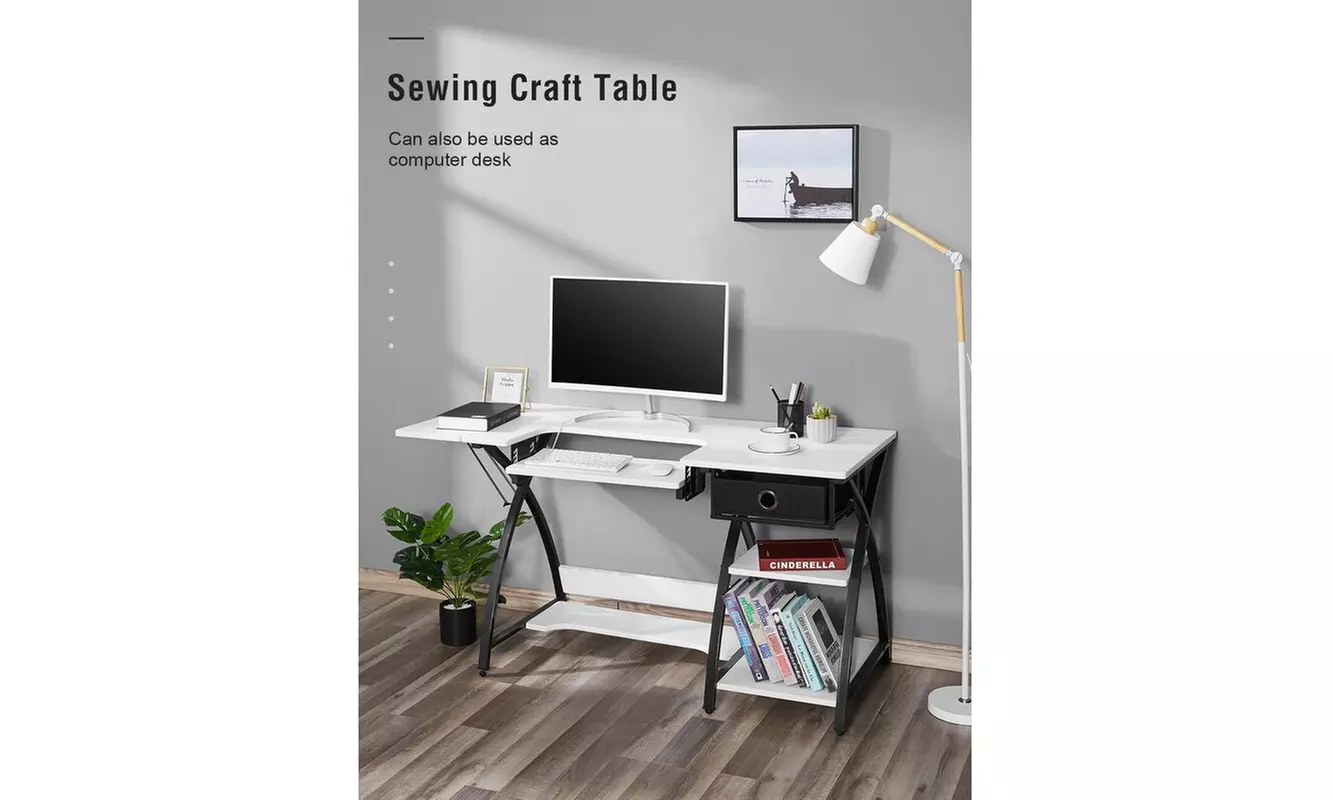Sewing Table with Sewing Machine Platform - Second Medium