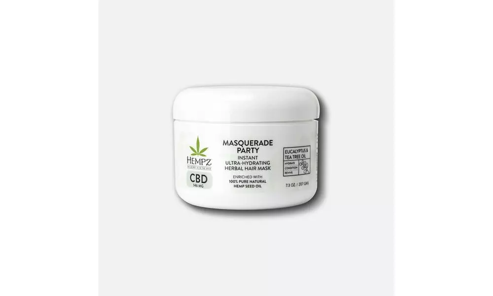 Hempz CBD Masquerade Party Instant Ultra-Hydrating Herbal Hair Mask 146MG - Primary Image