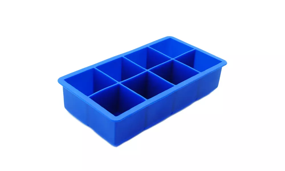 Freshware 8-Cavity Silicone Large Ice Cube Tray, 2-inch Cubes - 1-PC - Primary Image