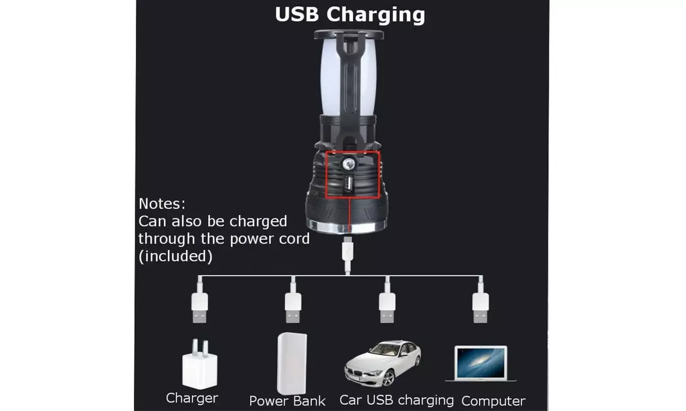 Multi Function Solar Power Camping Lantern - Primary Image