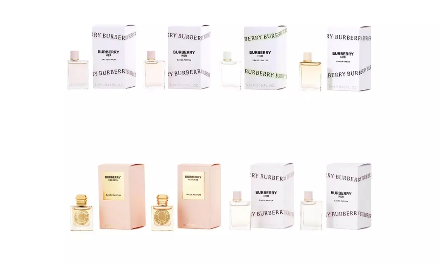 Four-Piece Burberry Mini Gift Set for Women  ( Multiple Sets)