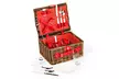 Wicker Picnic Basket Set - Picnic Hamper Set - Willow Picnic Tote - Image 3