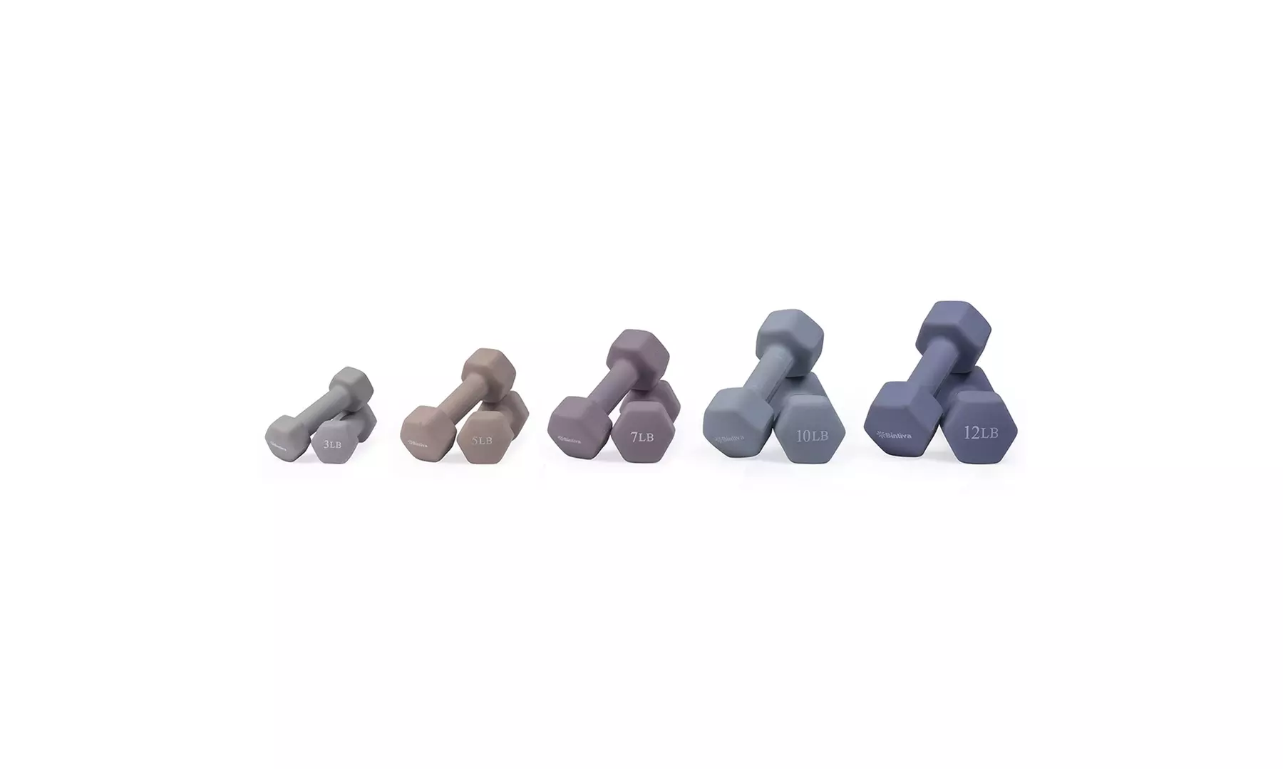 Bintiva Neoprene Dumbbells - Varies by Selection