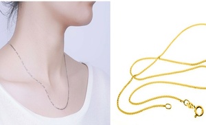 Sterling Silver Box Chains | 16