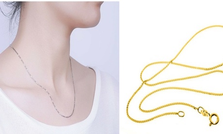 Sterling Silver Box Chains | 16