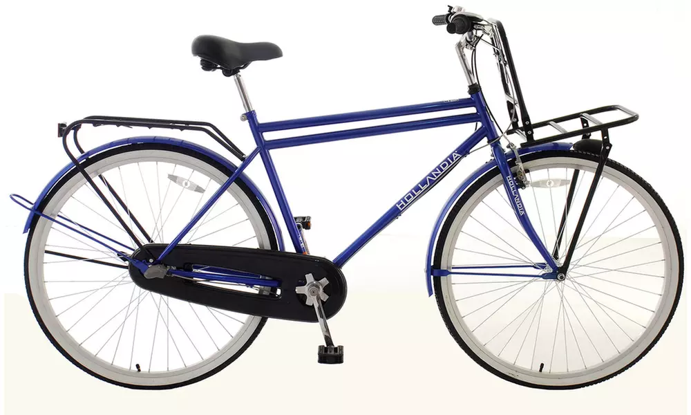 Hollandia Amsterdam Dutch Cruiser Bike, 28" wheels, 19" frame, Blue - Primary Image