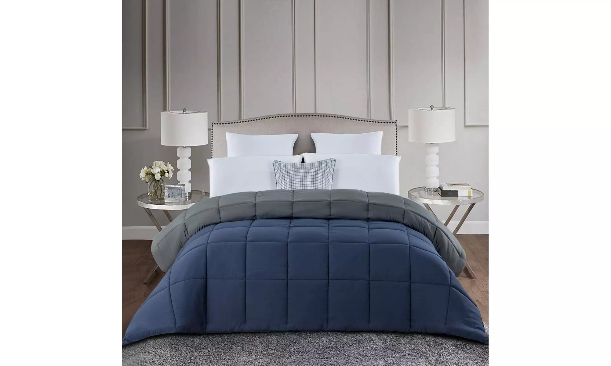 HOMBYS Lightweight Comforters Reversible Down Alternative Comforter - Primary Image