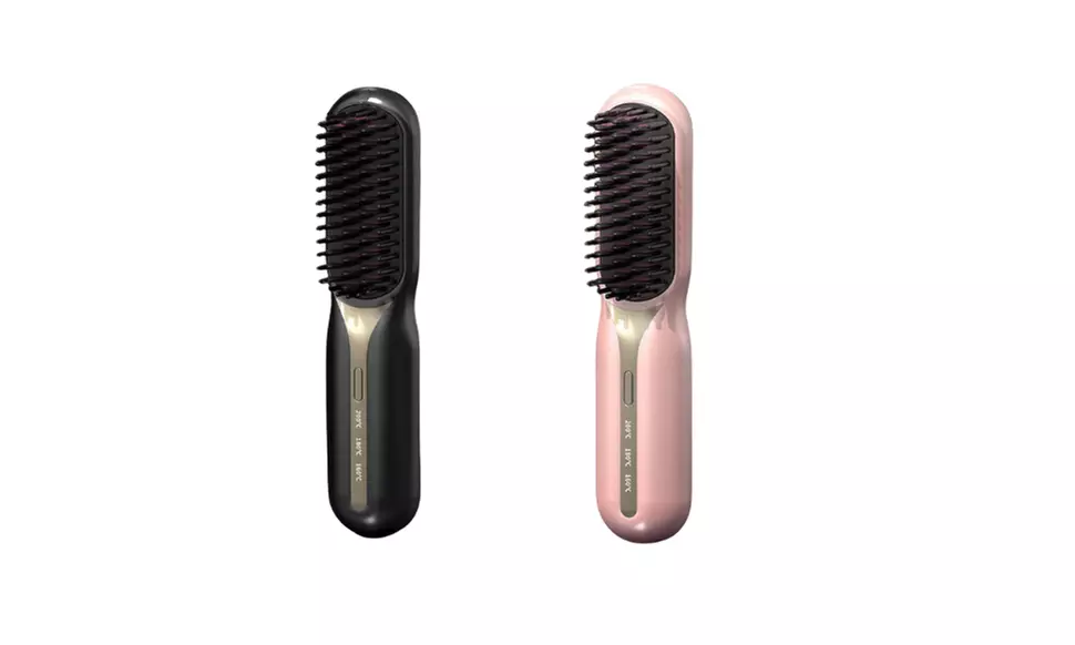 Hair Straightener Brush Comb for Women, Fast Heating, Anti-Scald