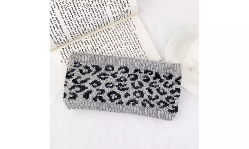 Ear Warmer Headband Women Winter Cable Knit Twist Fuzzy