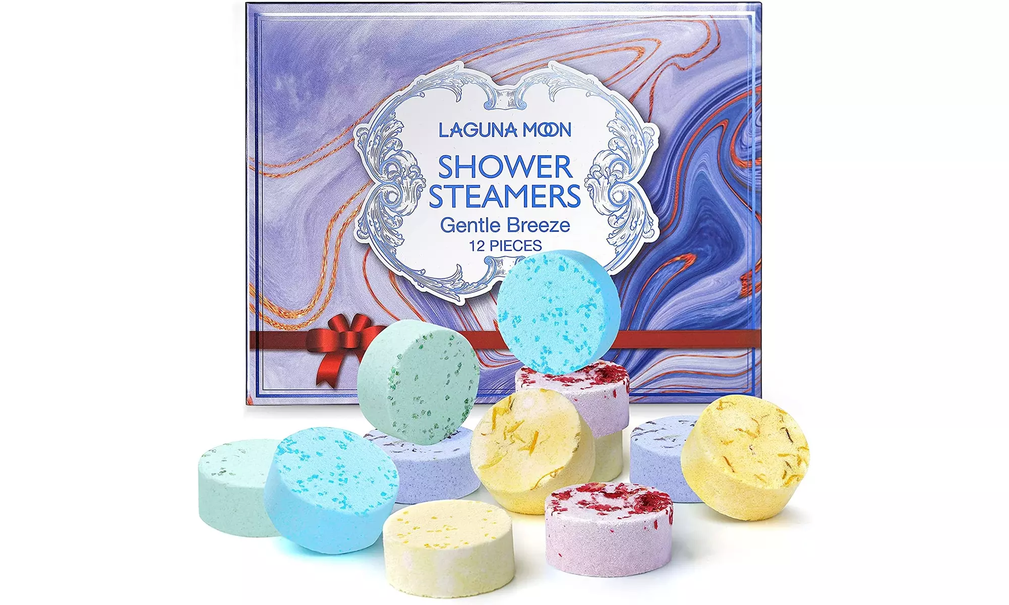 organic Aromatherapy Shower Steamers 6pc Variety Pack Handmade Bath Bombs  - Primary Image