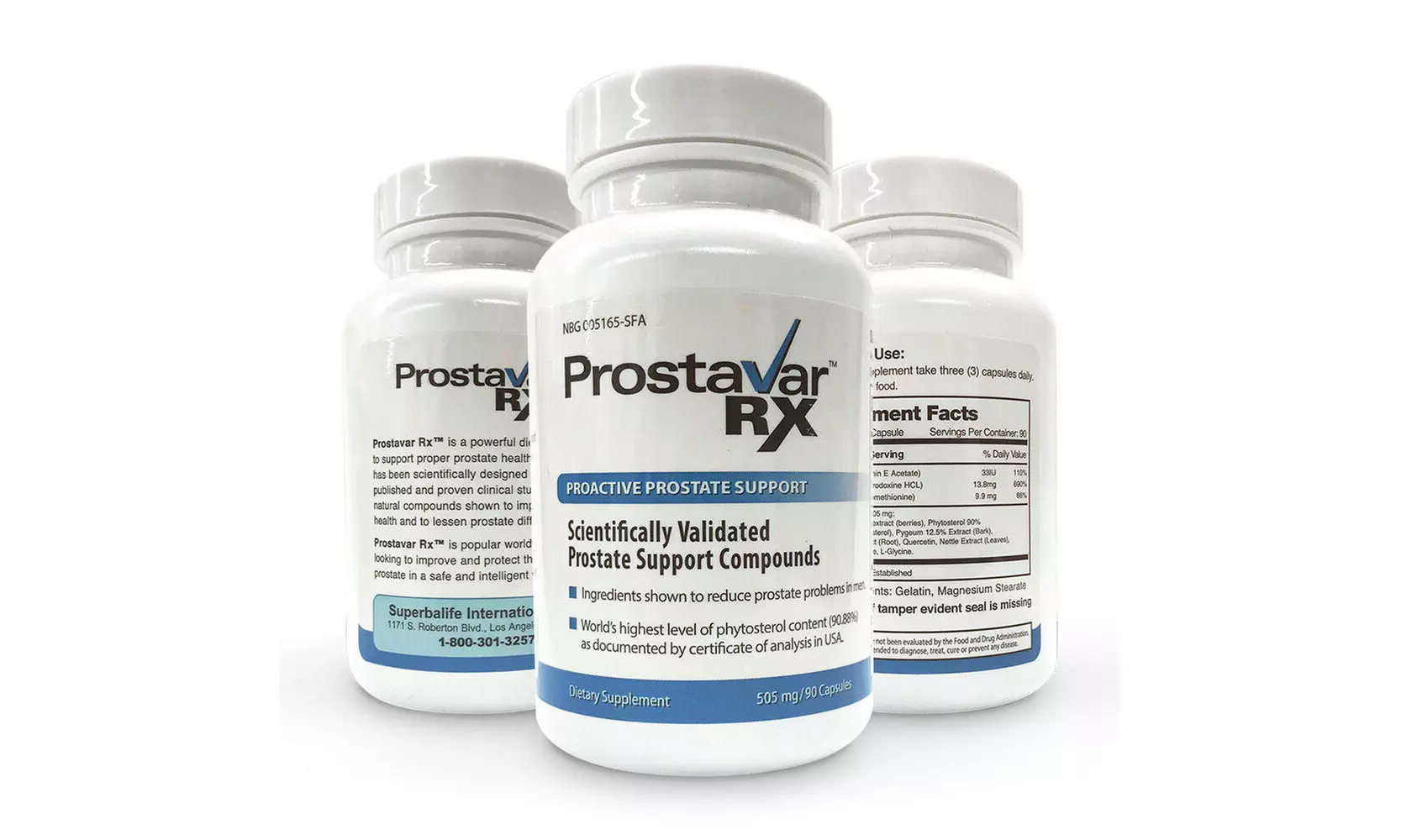 New Effective Prostavar RX 5 Bottles Proactive Prostate Support  - Primary Image