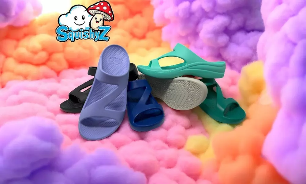 SquishyZ Women's Z-Strap Sandals