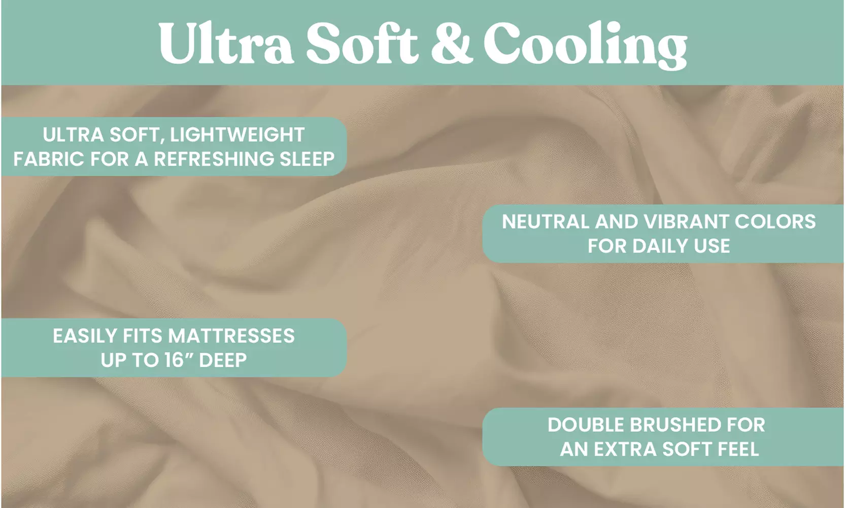 Luxury Home 6-Piece Microfiber Bed Sheet Set
