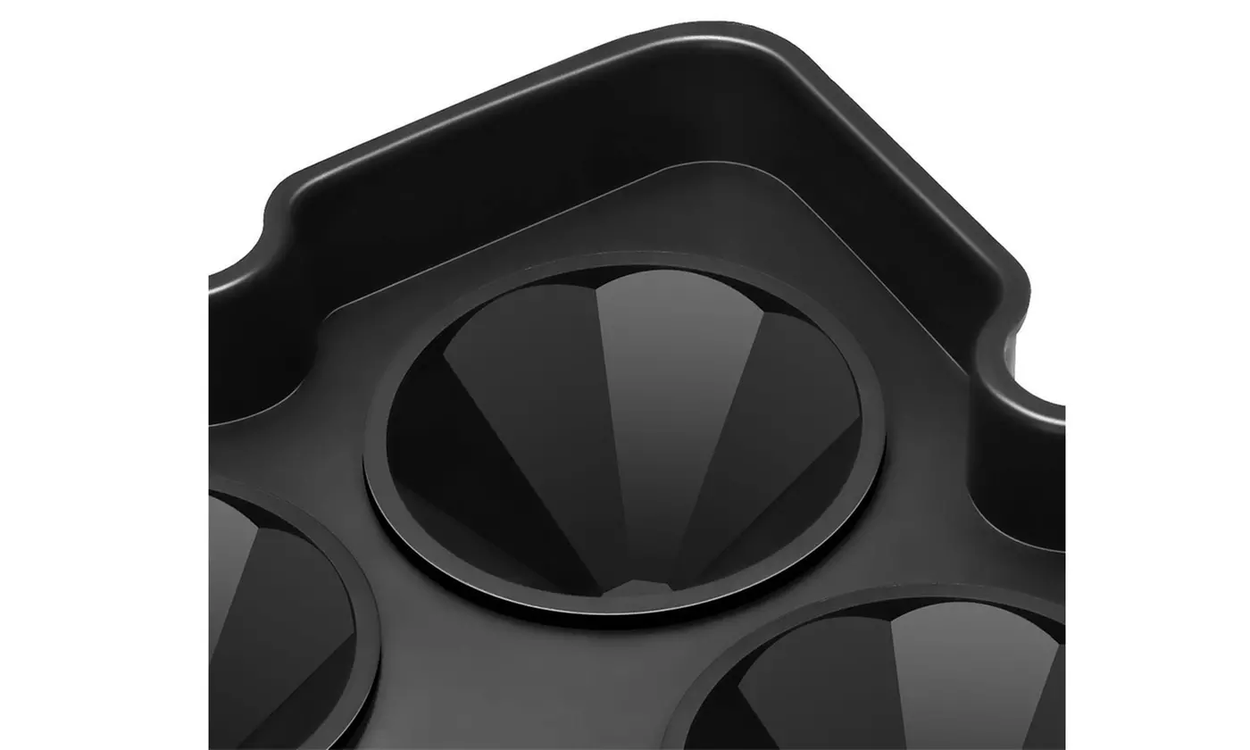 Diamond Ice Cube Maker Tray with Lid - Silicone Molds in 1, 2, or 4 pack 