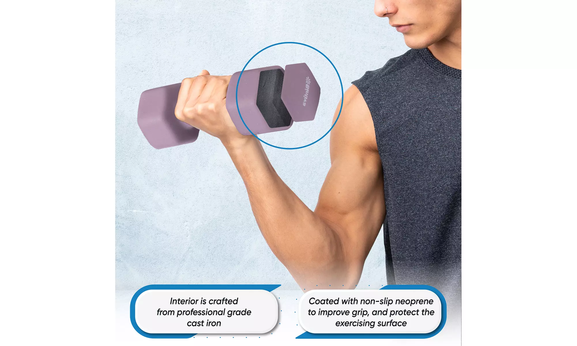 Bintiva Neoprene Dumbbells - Varies by Selection