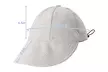 Women's UV Protection Sun Hat: Wide Brim Beach Pony Tail Visor Cap - Second Medium