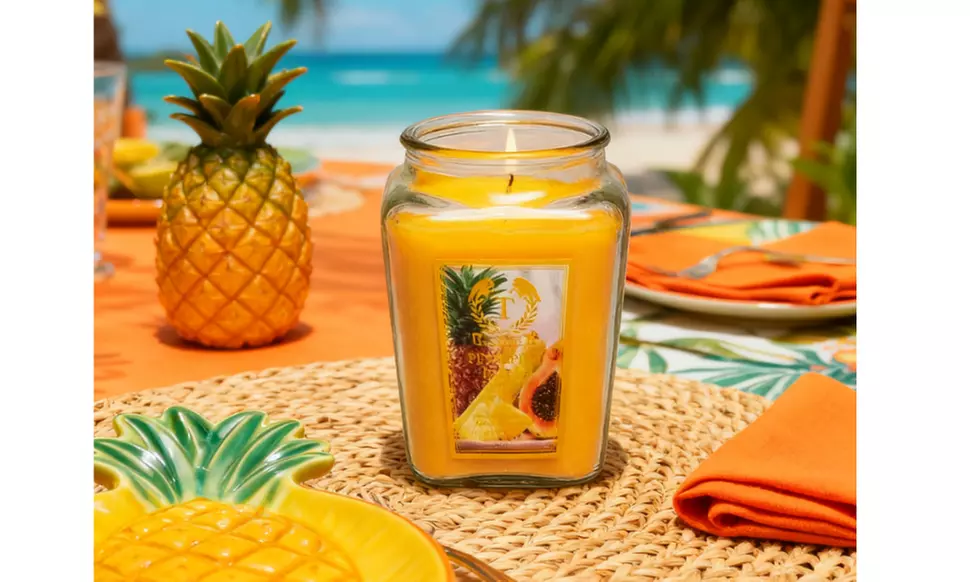 Six-Piece Toccata Aroma Scented Candles in 18oz Diamond Jars