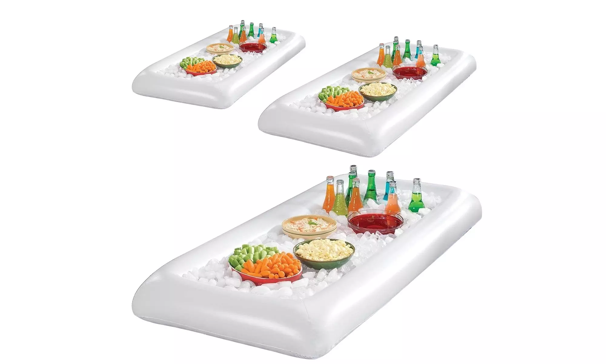 Sorbus White Inflatable Drinks & Food Serving Bar - Second Medium