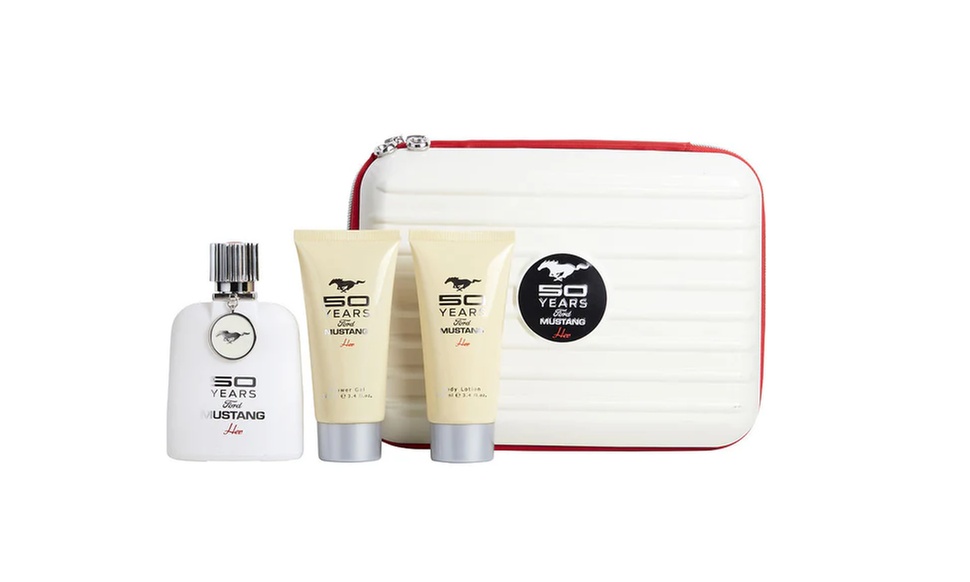 Estee Lauder Mustang 50 Years Set EDP 3.3, Body lotion, Shower gel for women 