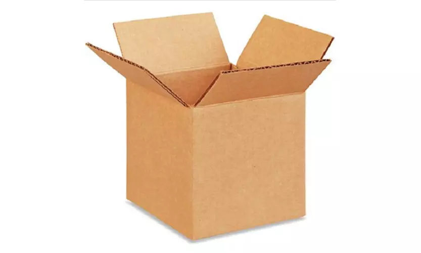 25 4x4x4 Cardboard Paper Boxes Mailing Packing Shipping Box Corrugated Carton - Primary Image