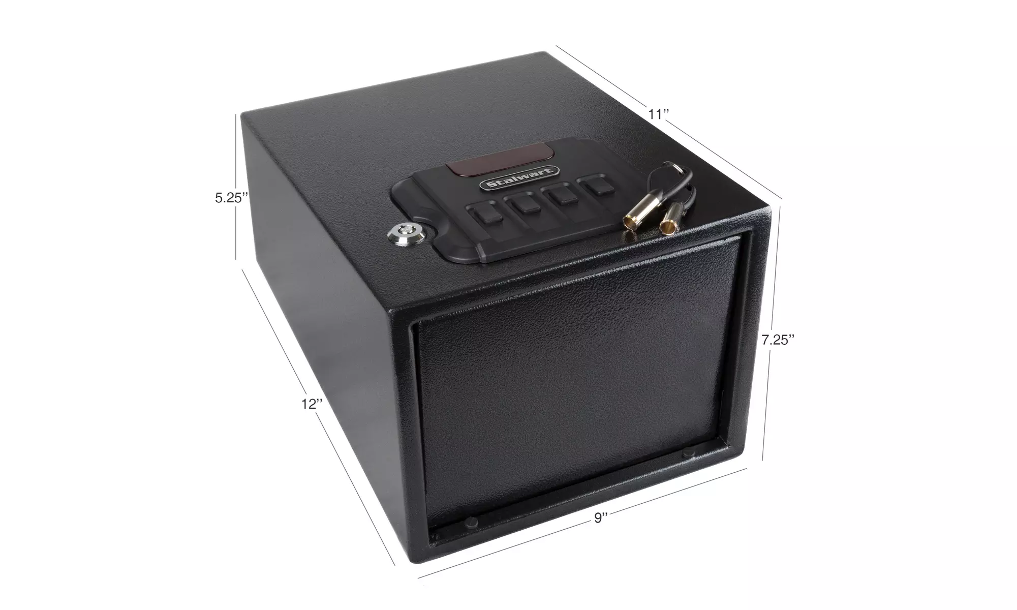 Safe with Digital Lock and Manual Override Keys by Stalwart - Second Medium