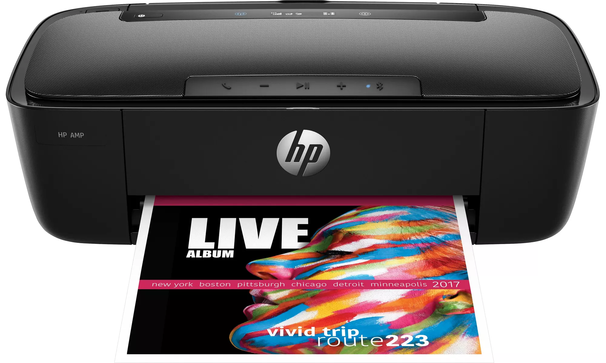 HP AMP 100 NO INK Inkjet All-in-One Printer NO INK (Black)- Refurbished - Primary Image
