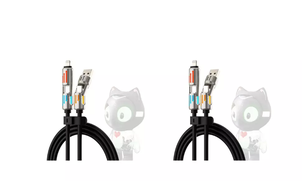 4-in-1 240W SuperFast Charging Cable LaptopCharging High Speed Cable