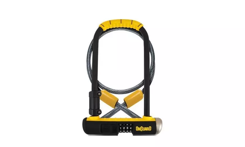 OnGuard Bulldog Combo STD Bike U-Lock with Cable (4.53" x 9.06") - Primary Image