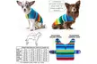 Handmade Dog Poncho from Mexican Serape Blanket - Second Medium