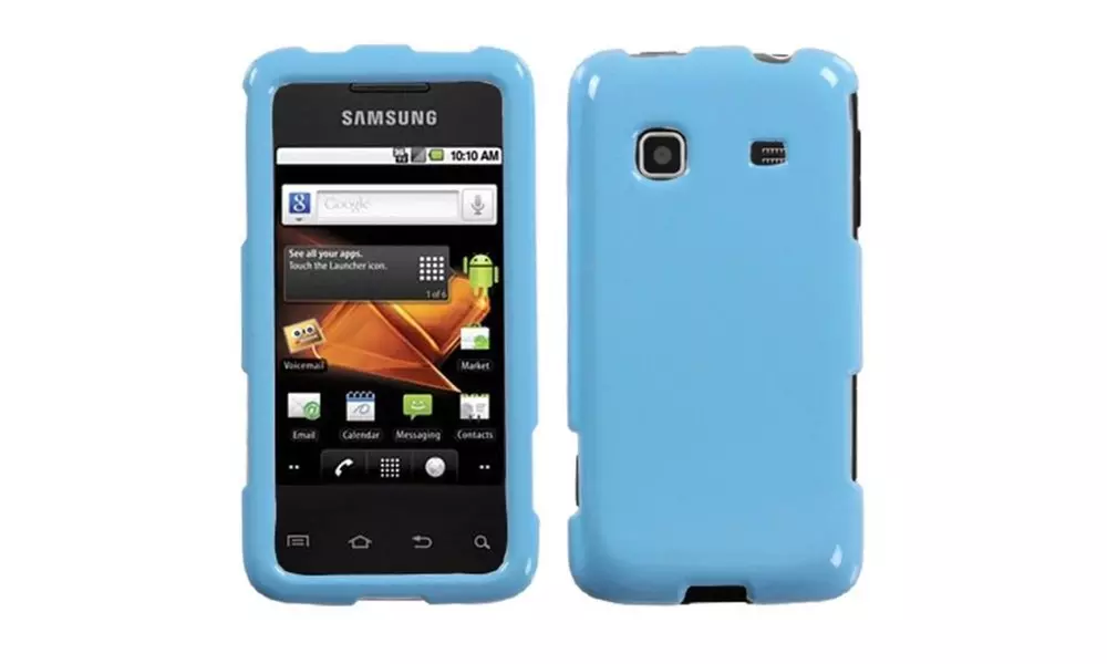 Insten Robin Egg Blue Hard Case Cover For Samsung M820 Galaxy Prevail - Primary Image