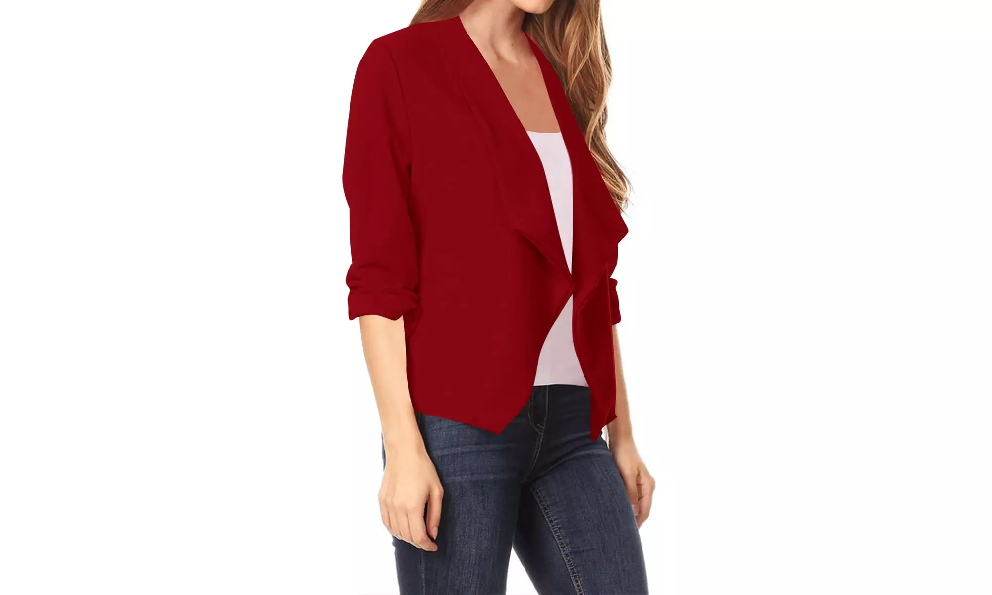 Women's Casual Office Wear Basic Solid Blazer Jacket