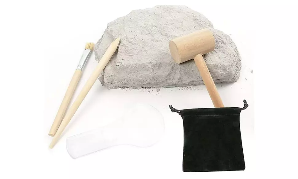 20x Mega Gem Digging Kit Real Gemstones Mining Tool - Second Medium