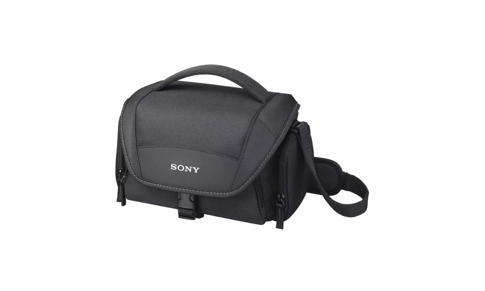 Sony ECMGZ1M Gun Zoom Microphone (Black) with Sony LCS-U21 Carrying Case (Black) - Second Medium