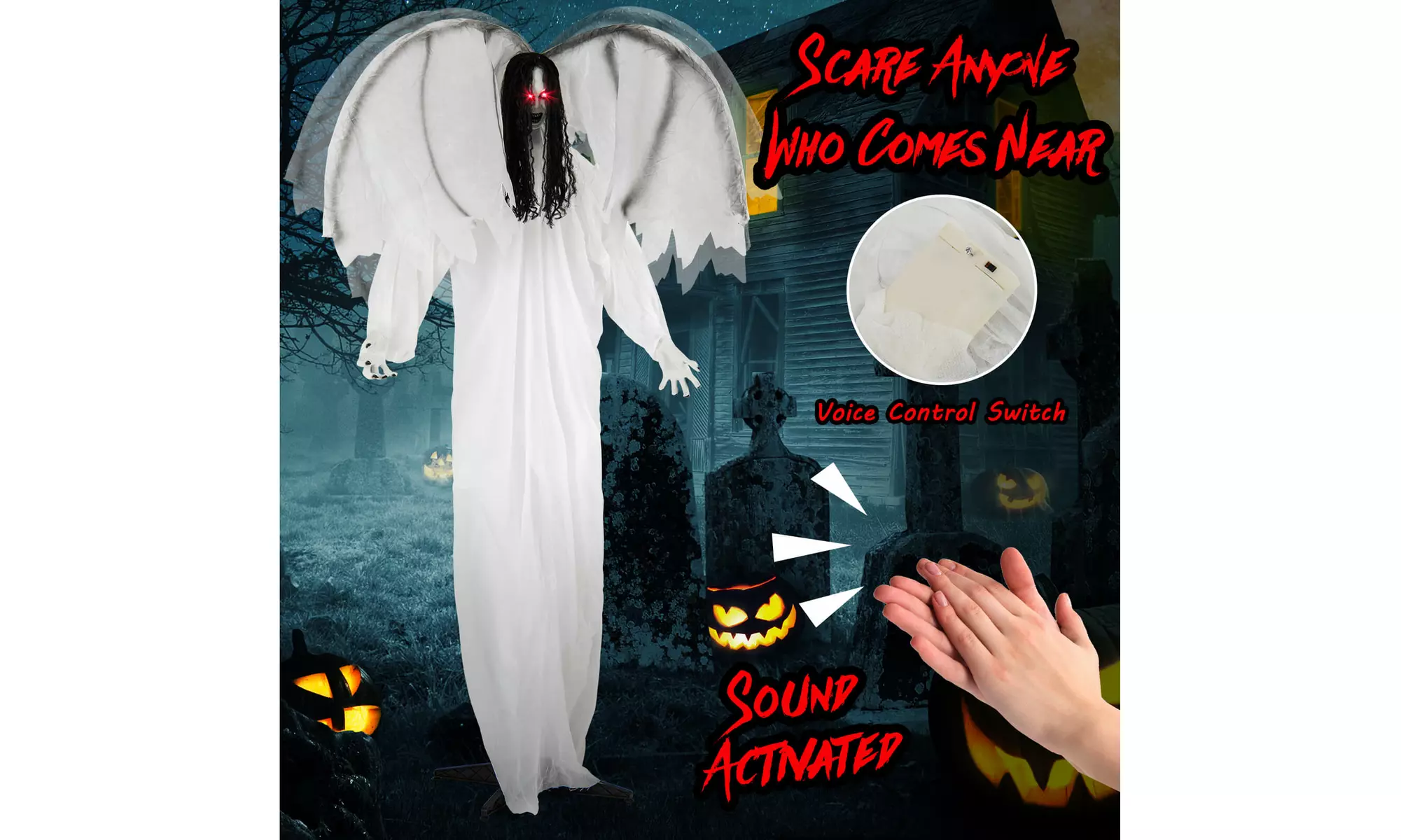 Animated Halloween Decorations: Bring Your Yard to Life by Costway
