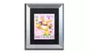Jennifer Nilsson 'Hip Hop Hooray' Matted Silver Framed Art