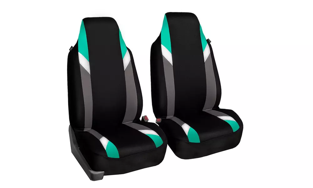 Supreme Modernistic Front Set Universal Fit Car Seat Covers FB133102-G - Primary Image