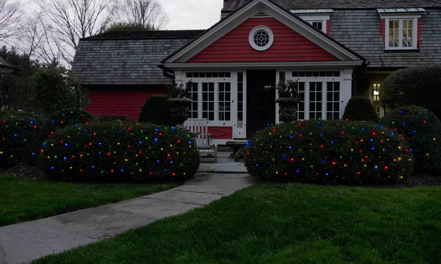 125 LED Solar Powered String Lights - Warm White/Multicolor Packs