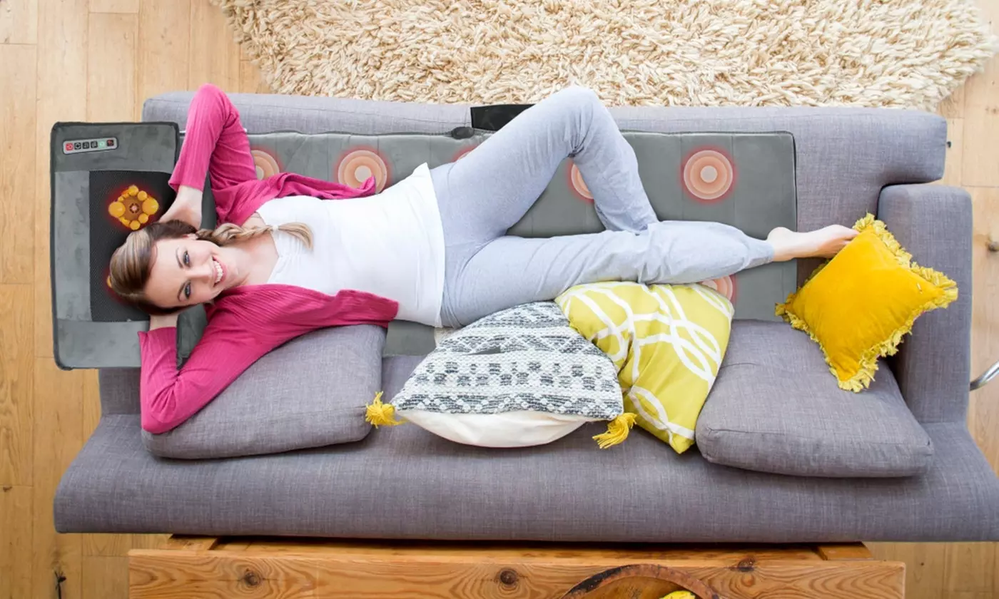 iMounTEK Full Body Electric Massage Mat with Heat Vibration Massage Pad Cushion