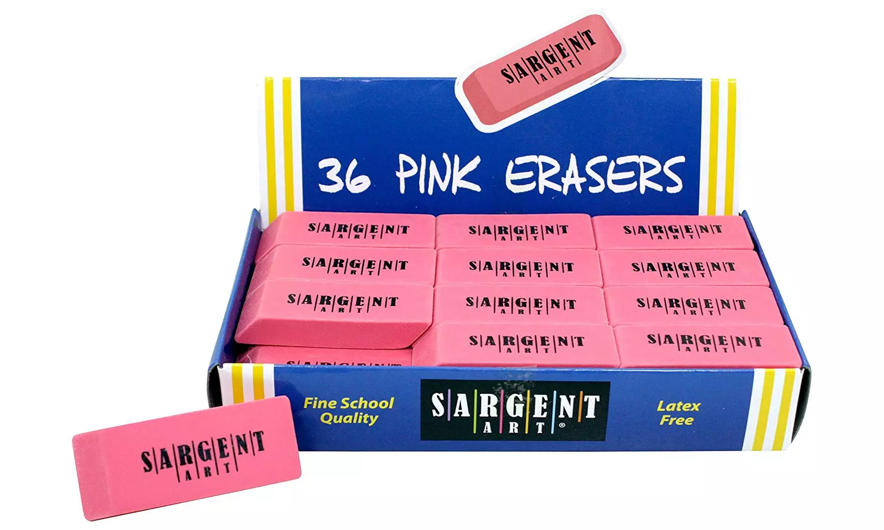Sargent Art 36 Count Premium Pink Eraser - Primary Image