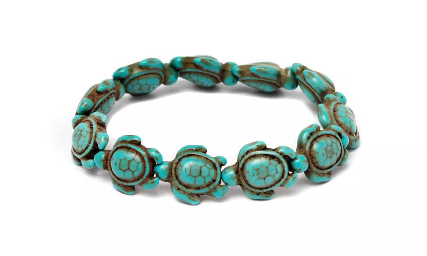 Prosperous Turtle Stretch Bracelet  - Second Medium