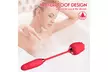 2-in-1 Rose-Themed Stimulator with 10 Modes (Red) - Second Medium