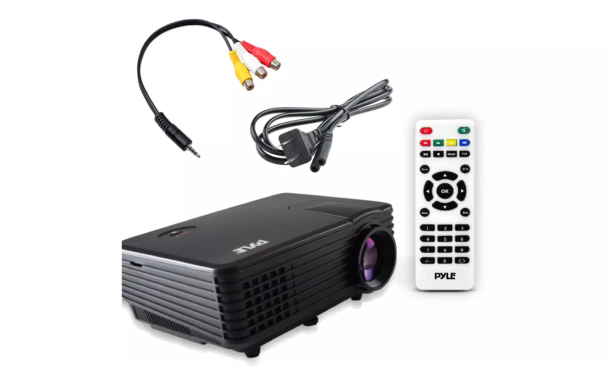 Pyle PRJG88 Compact Digital Multimedia Projector with 80-in Display - Second Medium