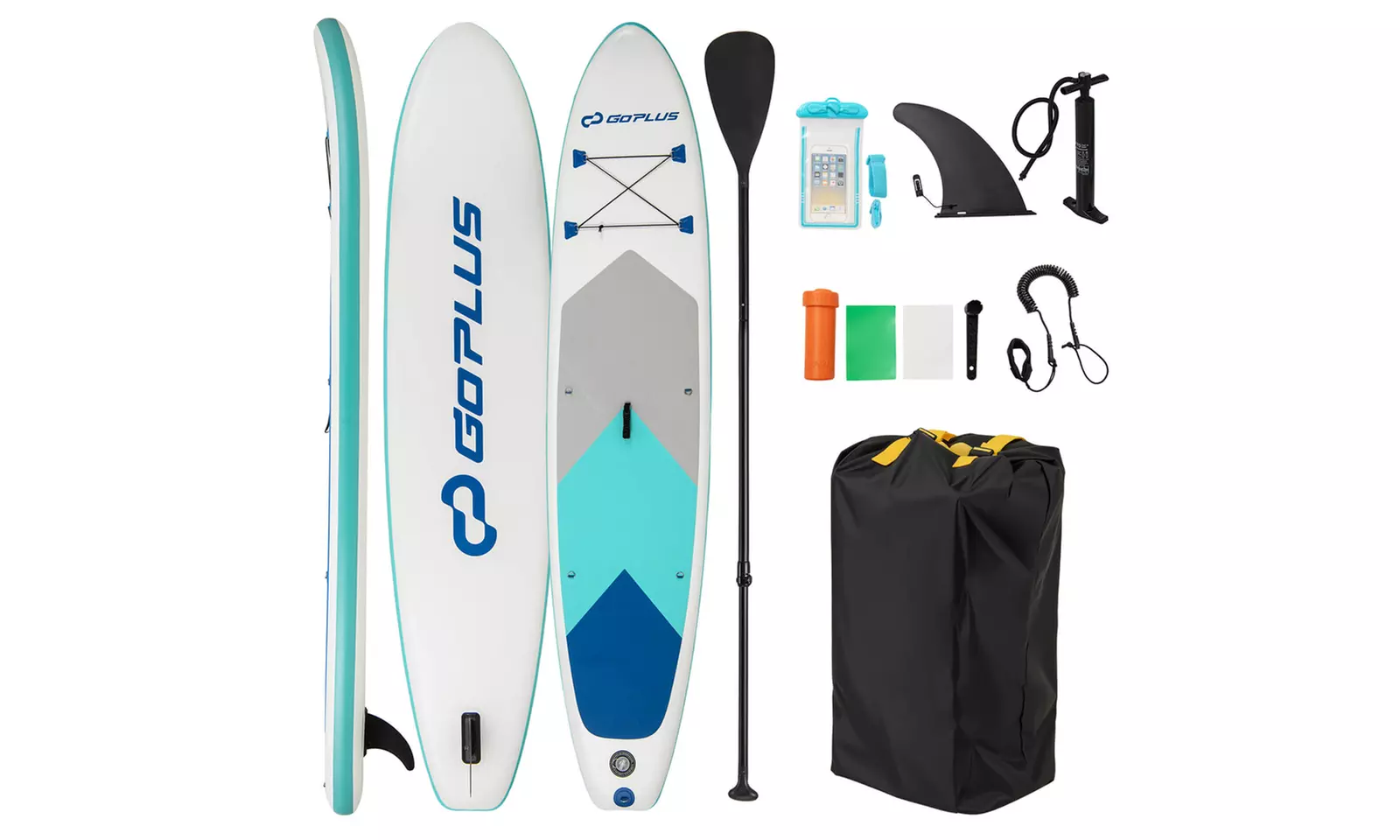 Goplus 11' Inflatable Stand Up Paddle Board whth Accessories Paddle Hand Pump