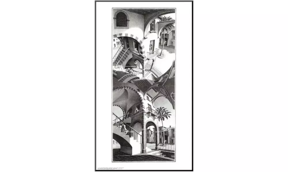 High and Low by M. C. Escher - Primary Image